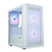 Корпус XASTRA  A305M 3ARGB White mATX/Mesh/ tempered glass / 2x140mm + 1x120mm ARGB PWM FC fans/ Door/  A305M-2FC14A-1FC12A-D-WH
