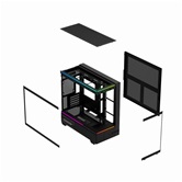 Корпус Thermalright M10 / Black / TG / USB TYPE-C / mATX  / TRTLM10B