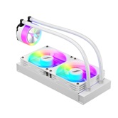 Система водяного охлаждения 1STPLAYER TS1 240 White / 2x120mm, ARGB, 250W TDP / TS1-240-WH