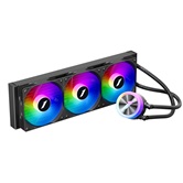 Система водяного охлаждения 1STPLAYER TS1 360 Black / 3x120mm, ARGB, 300W TDP / TS1-360-BK