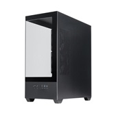 Корпус CHIEFTEC VISTA GT-01B-OP, TG (aquarium), 3x120mm ARGB Fan, mini-ITX, mATX, ATX, черный