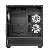 Корпус CHIEFTEC VISTA GT-01B-OP, TG (aquarium), 3x120mm ARGB Fan, mini-ITX, mATX, ATX, черный