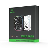 Вентилятор XASTRA FG120W ARGB single pack 120x120x25мм (60шт/кор, ARGB,  PWM, White)  Color  BOX