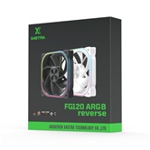 Вентилятор XASTRA FG120W ARGB reverse single pack 120x120x25мм (60шт/кор, ARGB,  PWM, white)  Color  BOX