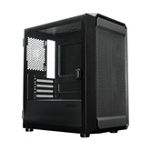Корпус XASTRA  A303M 3ARGB-C6 Black mATX/Mesh/ tempered glass / 2x140mm + 1x120mm ARGB PWM fans/Argb+PWM HUB 6port/ Door/  A303M-2FC14A-1FC12A-C6-D