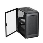 Корпус XASTRA  A303M 3ARGB-C6 Black mATX/Mesh/ tempered glass / 2x140mm + 1x120mm ARGB PWM fans/Argb+PWM HUB 6port/ Door/  A303M-2FC14A-1FC12A-C6-D