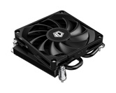 Кулер ID-COOLING IS-23i BLACK LGA1851/1700/1200/115X низкопрофильный высота 23mm (48шт/кор, TDP 45W, PWM, 2 тепл.трубки, медная база, FAN 80mm) BOX