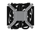 Кулер ID-COOLING IS-23i BLACK LGA1851/1700/1200/115X низкопрофильный высота 23mm (48шт/кор, TDP 45W, PWM, 2 тепл.трубки, медная база, FAN 80mm) BOX