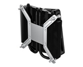 Кулер ID-COOLING IS-23i BLACK LGA1851/1700/1200/115X низкопрофильный высота 23mm (48шт/кор, TDP 45W, PWM, 2 тепл.трубки, медная база, FAN 80mm) BOX