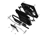 Кулер ID-COOLING IS-23i BLACK LGA1851/1700/1200/115X низкопрофильный высота 23mm (48шт/кор, TDP 45W, PWM, 2 тепл.трубки, медная база, FAN 80mm) BOX