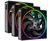 Вентилятор ID-COOLING MF-1230-ARGB-K TRIO (3 in 1) 120x120x30мм (12шт./кор, PWM, резиновые углы, ARGB, 500-2300об/мин)  BOX