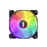 Вентилятор 1STPLAYER F1R Black / 120mm Reverse FRGB 3pin 12V 1100rpm 38.98cfm 21.97dBA / F1R-BK-3P / BULK