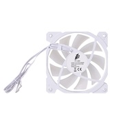 Вентилятор 1STPLAYER F7 White / 120mm ARGB 3pin 5V PWM 4pin 12V 600-1800rpm 56.34cfm 36.99dBA / F7-WH / BULK