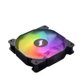 Вентилятор 1STPLAYER F7R Black / 120mm Reverse ARGB 3pin 5V PWM 4pin 12V 600-1800rpm 56.34cfm 36.99dBA / F7R-BK / BULK