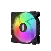 Вентилятор 1STPLAYER F7R Black / 120mm Reverse ARGB 3pin 5V PWM 4pin 12V 600-1800rpm 56.34cfm 36.99dBA / F7R-BK / BULK