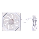 Вентилятор 1STPLAYER FC7R White / 120mm Reverse ARGB 3pin 5V PWM 4pin 12V 600-1800rpm 47.65cfm 32.2dBA / FC7R-WH / BULK