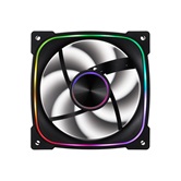 Вентилятор 1STPLAYER FN7 Black / 120mm ARGB 3pin 5V PWM 4pin 12V 600-1800rpm 39.4cfm 28.95dBA / FN7-BK / BULK