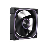 Вентилятор 1STPLAYER FN7 Black / 120mm ARGB 3pin 5V PWM 4pin 12V 600-1800rpm 39.4cfm 28.95dBA / FN7-BK / BULK
