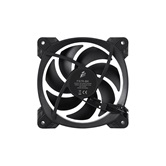 Вентилятор 1STPLAYER FS7R Black / 120mm Reverse ARGB 3pin 5V PWM 4pin 12V 600-800rpm 47.65cfm 32.2dBA / FS7R-BK / BULK