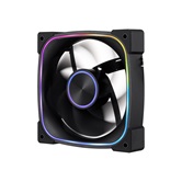 Вентилятор 1STPLAYER FN7R Black / 120mm ARGB 3pin 5V PWM 4pin 12V 600-1800rpm 38.39cfm 31.28dBA / FN7R-BK / BULK