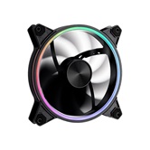 Вентилятор 1STPLAYER FO7-14 Black / 140mm ARGB 3pin 5V PWM 4pin 12V 700-1800rpm 76.25cfm 36.64dBA / FO7-14-BK / BULK