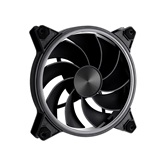 Вентилятор 1STPLAYER FO7R-14 Black / 140mm Reverse ARGB 3pin 5V PWM 4pin 12V 700-1800rpm 76.25cfm 36.64dBA / FO7R-14-BK / BULK