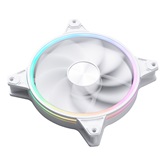 Вентилятор 1STPLAYER FO7R-14 White / 140mm Reverse ARGB 3pin 5V PWM 4pin 12V 700-1800rpm 76.25cfm 36.64dBA / FO7R-14-WH / BULK