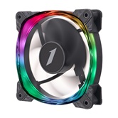 Вентилятор 1STPLAYER FS7 Black / 120mm ARGB 3pin 5V PWM 4pin 12V 600-800rpm 47.65cfm 32.2dBA / FS7-BK / BULK