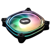Вентилятор 1STPLAYER FB7 Black / 120mm ARGB 3pin 5V PWM 4pin 12V 600-1800rpm 45.12cfm 47.2dBA / FB7-BK / BULK