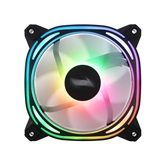 Вентилятор 1STPLAYER FB7R Black / 120mm ARGB 3pin 5V PWM 4pin 12V 600-1800rpm 37.65cfm 38.67dBA / FB7R-BK / BULK