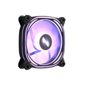 Вентилятор 1STPLAYER FB7R Black / 120mm ARGB 3pin 5V PWM 4pin 12V 600-1800rpm 37.65cfm 38.67dBA / FB7R-BK / BULK