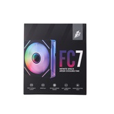 Вентилятор 1STPLAYER FC7 Black / 120mm ARGB 3pin 5V PWM 4pin 12V 600-1800rpm 47.65cfm 32.2dBA / FC7-BK-1IN1