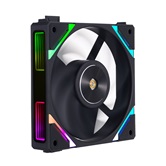 Вентилятор 1STPLAYER XF7 Black / 120mm ARGB 3pin 5V PWM 4pin 12V 600-2000rpm 56.8cfm 33.12dBA / XF7-BK-1IN1