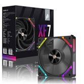 Комплект вентиляторов (3 шт.) 1STPLAYER XF7 Black / 120mm ARGB 3pin 5V PWM 4pin 12V 600-2000rpm 56.8cfm 33.12dBA / XF7-BK-3IN1