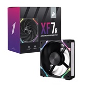 Комплект вентиляторов (3 шт.) 1STPLAYER XF7R Black / 120mm Reverse ARGB 3pin 5V PWM 4pin 12V 600-2000rpm 56.8cfm 33.12dBA / XF7R-BK-3IN1