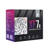 Комплект вентиляторов (3 шт.) 1STPLAYER XF7R White / 120mm Reverse ARGB 3pin 5V PWM 4pin 12V 600-2000rpm 56.8cfm 33.12dBA / XF7R-WH-3IN1