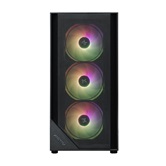 Корпус XASTRA  A401M 4ARGB-V2 Black mATX/Mesh /ScrewlessTG+mesh panel/ 4x120mm ARGB PWM FC fans/ A401M-V2-4FC12A