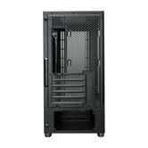 Корпус XASTRA  A401M 4ARGB-V2 Black mATX/Mesh /ScrewlessTG+mesh panel/ 4x120mm ARGB PWM FC fans/ A401M-V2-4FC12A