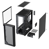 Корпус XASTRA  A401M 4ARGB-V2 Black mATX/Mesh /ScrewlessTG+mesh panel/ 4x120mm ARGB PWM FC fans/ A401M-V2-4FC12A
