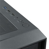 Корпус XASTRA  A401M 4ARGB-V2 Black mATX/Mesh /ScrewlessTG+mesh panel/ 4x120mm ARGB PWM FC fans/ A401M-V2-4FC12A