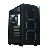 Корпус XASTRA  A408 4ARGB Black ATX/Mesh/Screwless full-size TG / 4x120mm ARGB PWM FG fans/ A408-4FG12A