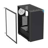 Корпус XASTRA  A408 4ARGB Black ATX/Mesh/Screwless full-size TG / 4x120mm ARGB PWM FG fans/ A408-4FG12A