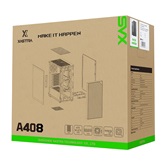 Корпус XASTRA  A408 4ARGB Black ATX/Mesh/Screwless full-size TG / 4x120mm ARGB PWM FG fans/ A408-4FG12A