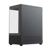 Корпус XASTRA Q300M 3FRGB Black mATX/Aquarium/Screewless/ 3x120mm FRGB FC fans/ Q300M-3FC12F