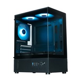 Корпус XASTRA Q300M 5ARGB-C6 Black mATX/Aquarium/Screewless/ 5x120mm ARGB PWM FC fans/Argb+PWM HUB 6port/ Q300M-5FC12A-C6