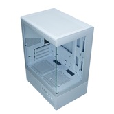 Корпус XASTRA Q300M 5ARGB-C6 White mATX/Aquarium/Screewless/ 5x120mm ARGB PWM FC fans/Argb+PWM HUB 6port/ Q300M-5FC12A-C6-WH