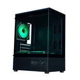 Корпус XASTRA Q300M 3ARGB-C6 Black mATX/Aquarium/Screewless/ 3x120mm ARGB PWM FM fans/Argb+PWM HUB 6port/ Q300M-3FM12A-C6