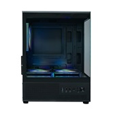 Корпус XASTRA Q300M 3ARGB-C6 Black mATX/Aquarium/Screewless/ 3x120mm ARGB PWM FM fans/Argb+PWM HUB 6port/ Q300M-3FM12A-C6