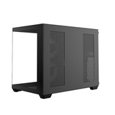 Корпус XASTRA QW500M 3ARGB-C10-UC Black mATX/Aquarium/Screewless/3x120mm ARGB PWM FM fans/Argb+PWM HUB 10port/Type-C/ QW500M-3FM12A-C10-UC