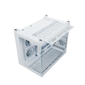Корпус XASTRA QW500M 6ARGB-C10-UC White mATX/Aquarium/Screewless/ 6x120mm ARGB PWM FM fans/Argb+PWM HUB 10port/Type-C/ QW500M-6FM12A-C10-UC-WH